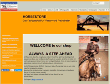 Tablet Screenshot of horsestore.ch