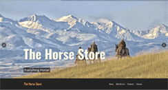 Desktop Screenshot of horsestore.com